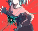 可愛い女の子のイラスト描きます 躍動感のある作品をテーマにしてます イメージ1