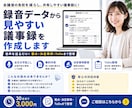 録音データから見やすい議事録を作成します 音声を送るだけ。要点・決定事項・ToDoまで整理 イメージ1
