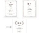 シンプル命名書キャンバスボード　制作します いつまでも飽きのこないデザイン、キャンバス素材 イメージ7
