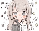 クレヨン風ゆるふわイラスト制作します 自分だけのアイコン、待受、トーク背景を★多様性あり！ イメージ9