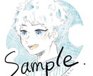 温かみのあるアイコンイラスト描きます 色鉛筆の優しい色味で印象的なアイコンヘッダーを描きます♪ イメージ2