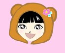 SNS用アイコン似顔絵、姫アイコンお描きします 会話が生まれる似顔絵アイコン！プレゼントにもどうぞ！！ イメージ6