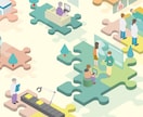 シンプルでクリーンなイラストを制作いたします 経験10年長のプロイラストレーターが制作いたします イメージ7