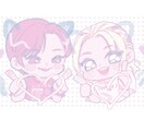 かわいいデフォルメイラスト描きます SNSアイコンやサムネ、グッズなど イメージ1