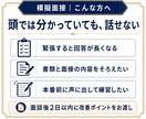 40代50代の転職面接を本番形式で練習します 退職理由・自己PRを声に出して練習する60分 イメージ4