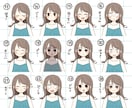 商用OK！｜アイコン表情7点セット描きます インスタやブログSNSに最適！あなただけの手描きアイコン⭐︎ イメージ5