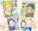 似ていて可愛い♡似顔絵【色紙納品】描きます 大切な家族・還暦祝い・誕生日の記念日に！特別な贈り物 イメージ2
