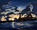 YouTubeサムネ一枚絵を優しい水彩で描きます 歌ってみたなどのイラストを絵本の1ページのように描きます イメージ3
