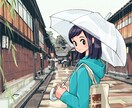 人物カラーイラスト作成します 商用可!おしゃれ人物カット 現役イラストレータが承ります イメージ2