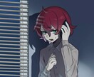 ワンシーンのようなイラストを描きます アニメ好き、ストーリー性のある絵が好きな人向けです イメージ3