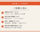 ブログ記事の校正・推敲・リライトを承ります 誤字脱字・表記統一｜読みやすさまで整えます イメージ2