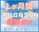 6月開運のための【１ヶ月間の道標】運勢鑑定します 1ヶ月間の【運勢占い】西洋占星術×数秘×タロットの融合占術 イメージ2