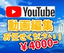 YouTube向け！！動画編集の代行を承ります 忙しい方の動画編集させていただきます！！！ イメージ1