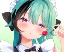 かわいい女の子のキャラクターイラストを制作します 配信アプリのアイコン、サムネ、立ち絵などにお使いください イメージ4