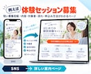 SNSで興味を持った人に届く案内LPを制作します 投稿では伝えきれない講座・企画内容を、申込み前の一ページに イメージ4