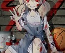 カッコいいイラスト描きます ダークな雰囲気が好きなあなたへ！ イメージ1