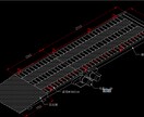 3D CADで機械設備をモデリングしますます 生産ライン・搬送装置などの3D作図に対応 イメージ3