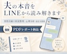 夫の本音をLINEから読み解きます 男性目線で状況整理と返信文を提案 イメージ1