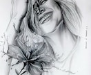 躍動的な人物・小物・ファッションイラストを描きます 余白と躍動を描くartwork。 イメージ1