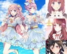 アイコン・イラストお描きします SNSなどのアイコンやヘッダーに！ イメージ2