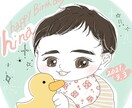 赤ちゃん・お子さまのきらきら♡アイコン描きます SNS利用や記念日のプレゼントに利用してみませんか？ イメージ3