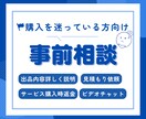 購入前のサービス内容の事前相談承ります 購入を迷っている方、依頼前のご質問、カスタマイズのお見積り イメージ1