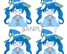 お手軽にVtuberデビュー！配信用立ち絵描きます 自動でまばたき・音声に合わせて口元が動いて配信映え！ イメージ8