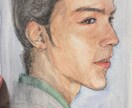 あなたの似顔絵を水彩で描きます 水彩紙にアナログで描く世界に1つだけの似顔絵 イメージ3