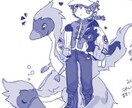 可愛いキャラクターアイコン描きます まるっとしたアイコン映えするようなイラストを描きます！ イメージ4