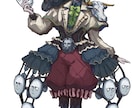 TRPG、Vなどの立ち絵、三面図、を制作できます 魅力的で個性的なキャラクターデザインに！ イメージ4
