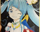 色紙にキャラクターを描きます 好きなキャラクター色紙で喜ばせよう！ イメージ9
