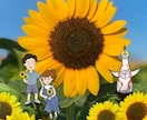 思い出のお写真の中にお好きなイラストお描きします ウェディングアイテム・記念日や誕生日にもぜひ！ イメージ4