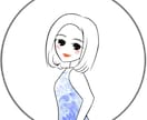 SNSアイコン向け似顔絵イラスト作成します お写真を元に、髪の色のご希望、お気に入りのお洋服も合わせます イメージ2