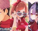 一枚絵・立ち絵・夢絵制作します 大人っぽいから可愛らしいまで 好みに合わせて制作します♪ イメージ8