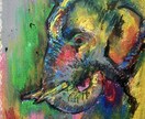 海外アートみたいなペット肖像画を描きます お写真を元に、世界に一枚だけの特別な肖像画を制作します。 イメージ2