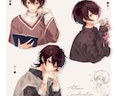 SNSアイコンお描きします キラキラした透明感のある塗りでアイコンをお描きします イメージ7