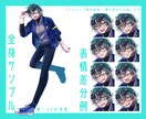 TRPG等で使える全身立ち絵制作致します 子供、女性、中性的、青少年を描くのが好きです！ イメージ2