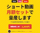 プロが制作！月額セットでショート動画を量産します 初回1本3,000円でお試しOK イメージ2