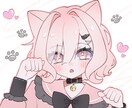 男女キャラをポップな絵柄でかわいく描きます 着物やドレスなど様々な用途に合わせて理想を形にします✨ イメージ2