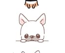 ペット・犬・猫キャラクター風イラスト制作承ります SNSアイコンや名刺・自分用グッズに イメージ7