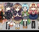 格安の”デフォルメ”イラストをご提供します 【表情差分あり／LINEスタンプにも！】 イメージ4