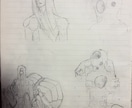キャラ、モンスター、動物、などのラフ画を提供します デフォルメからクリーチャーまでなんでも描きます イメージ4