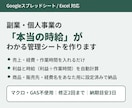 副業の利益と時給がわかる管理表を作ります 売上・経費・作業時間を入力するだけで利益を見える化 イメージ1