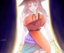透明感があるイラストをえがいています 髪の毛の塗りにこだわっています イメージ7