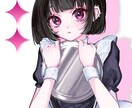 可愛い女の子アイコンを制作します パキとして、可愛い女の子を描きます！ イメージ3