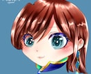 オリジナルキャラクターのアイコン描きます 女の子を描くのに特化しました！！！ イメージ3