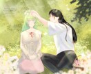 物語を感じるあなただけのイラストを描きます 「物語のワンシーン」を絵にしたい方へ！俯瞰や煽りも対応◎ イメージ3