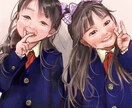 優しいタッチのお子さまの似顔絵お描きします 水彩のあたたかな似顔絵❁⃘*.ﾟ似ているとご好評です♡ イメージ2
