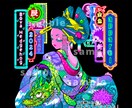 豪華絢爛な和の世界を描きます 伝統にポップを添えて。令和の艶を描く一枚です イメージ8