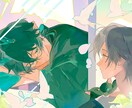 小説表紙、MVなどイラスト全般制作します 書籍や趣味の鑑賞などにお使いいただける一枚絵を作成します。 イメージ3